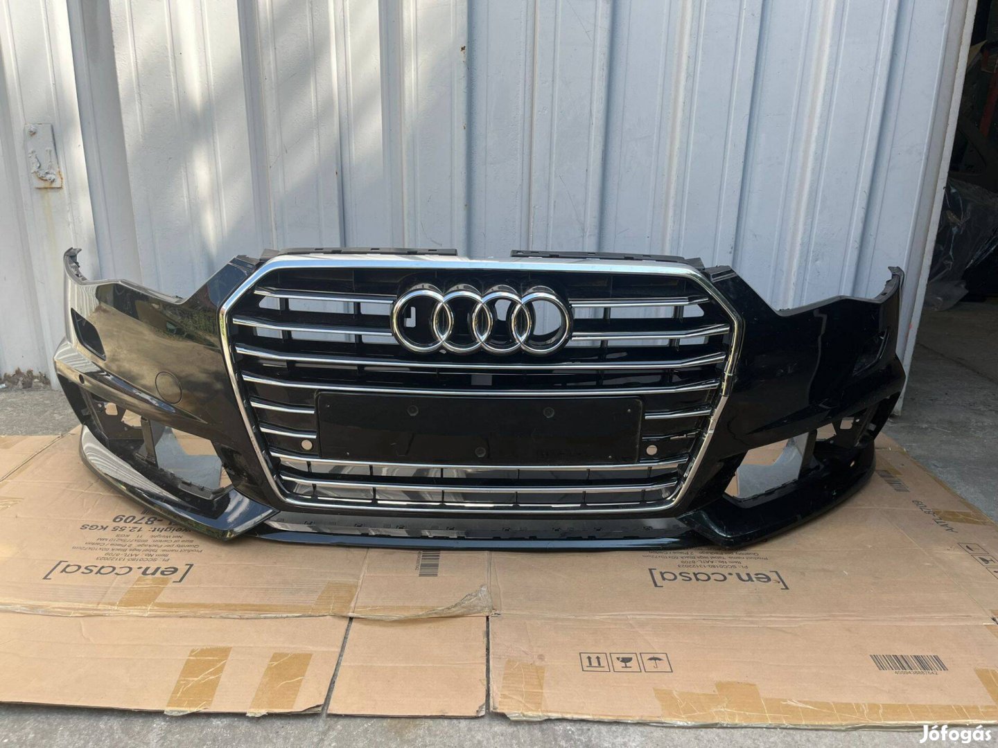 Audi A6 C7 (4G) facelift S-Line első lökhárító 4g0807437ab
