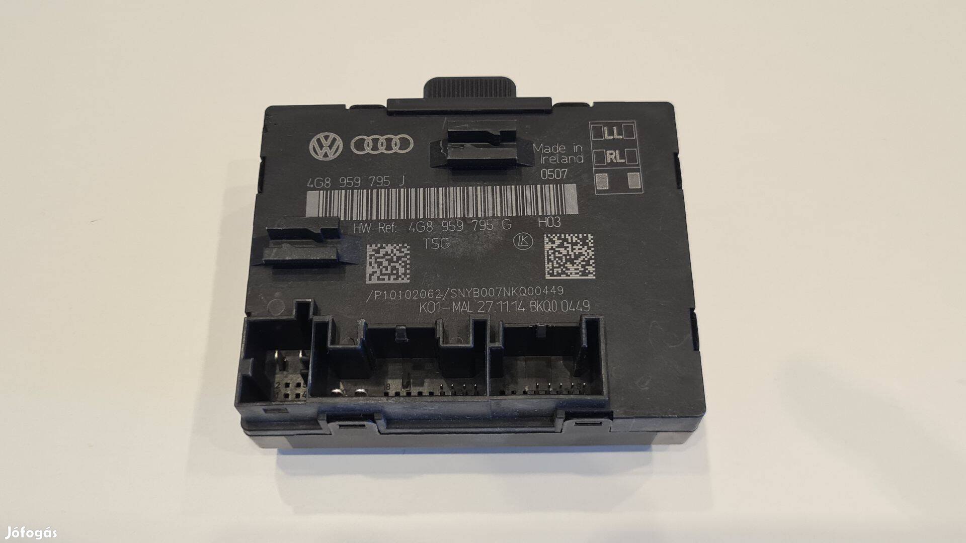 Audi A6 C7 jobb hátsó ajtó vezérlőegység modul