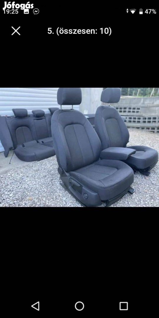 Audi A6 C7 ülések/ajtó kárpit