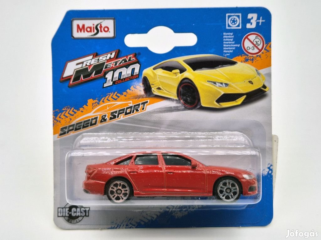 Audi A6 (2019) - piros -  Maisto - 1:64