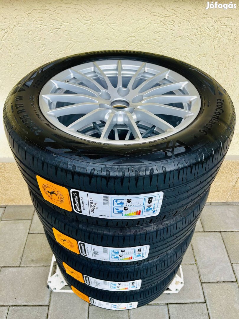 Audi A6 alufelni 17" continental nyárigumival 225/65r17