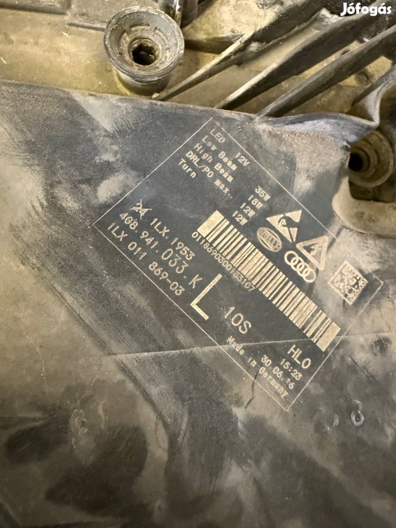 Audi A7 4G bal első full led fényszóró