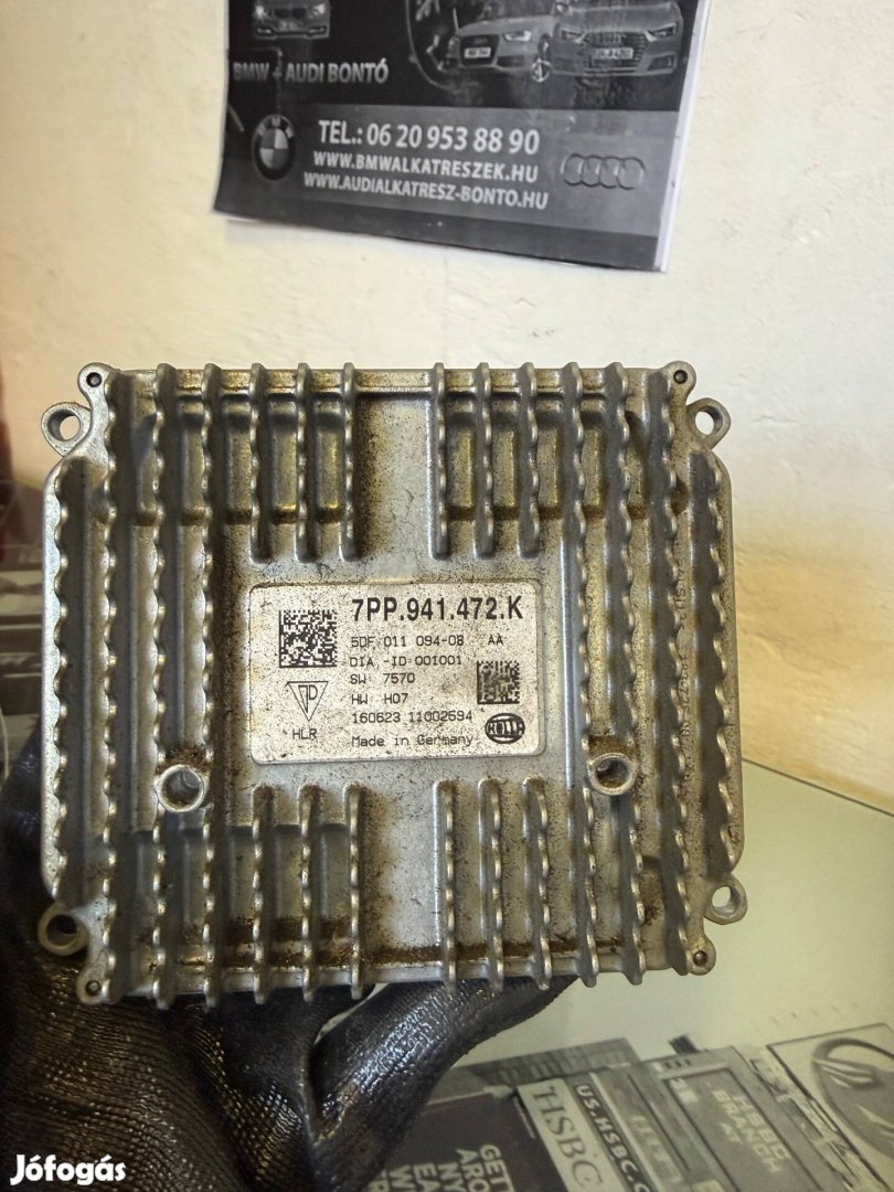 Audi A7 4G facelift ledvezérlő trafó 7PP 941 472 K