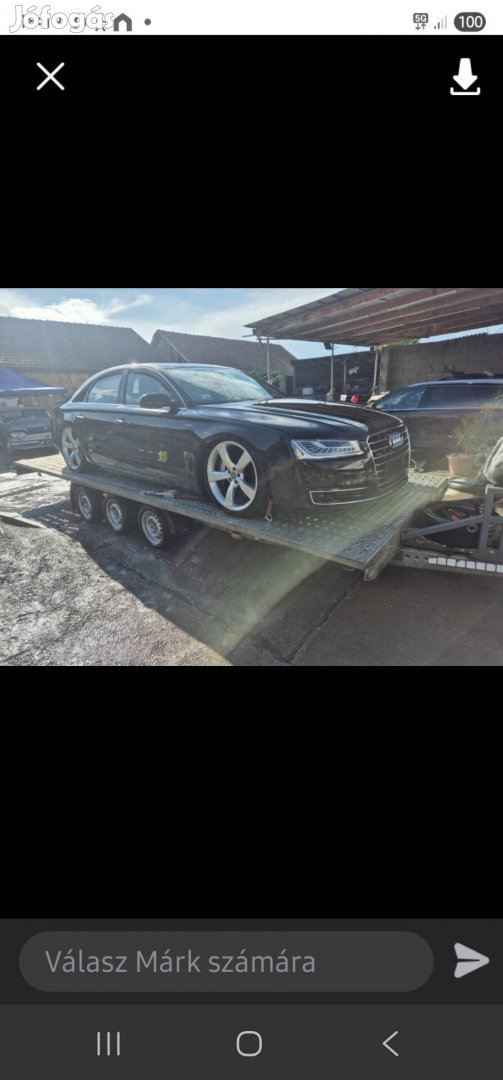 Audi A8 4.2 tdi alkatrészek 