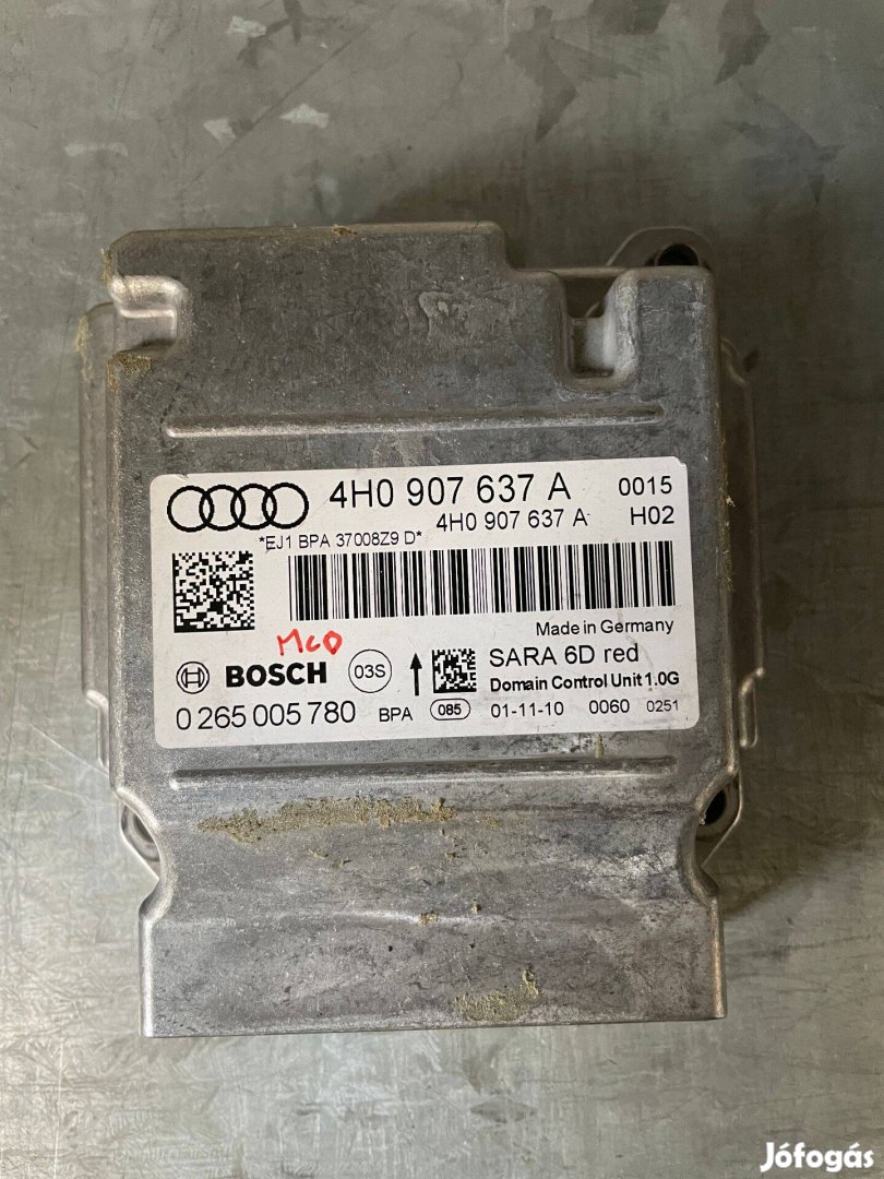 Audi A8 D4 4H Sara 6D vezérlő 4H0907637A gyorsulás szenzor