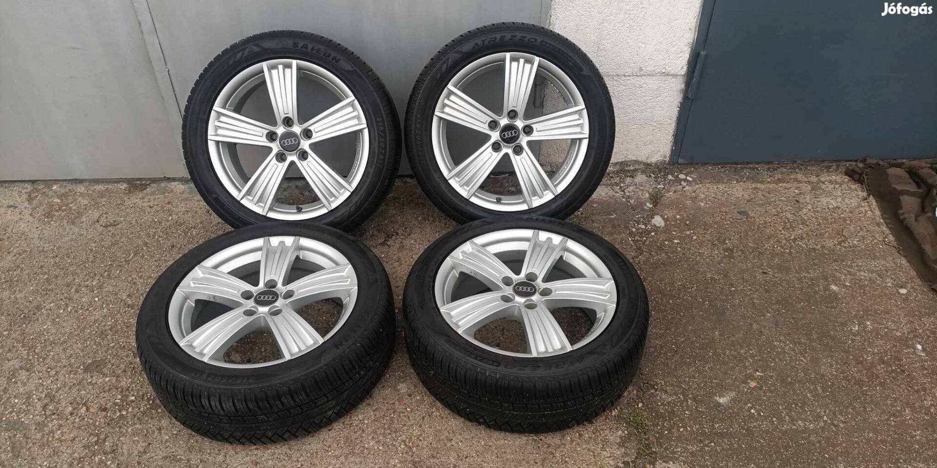 Audi Alufelnik ,Újszerü 4 Évszakos Gumikkal