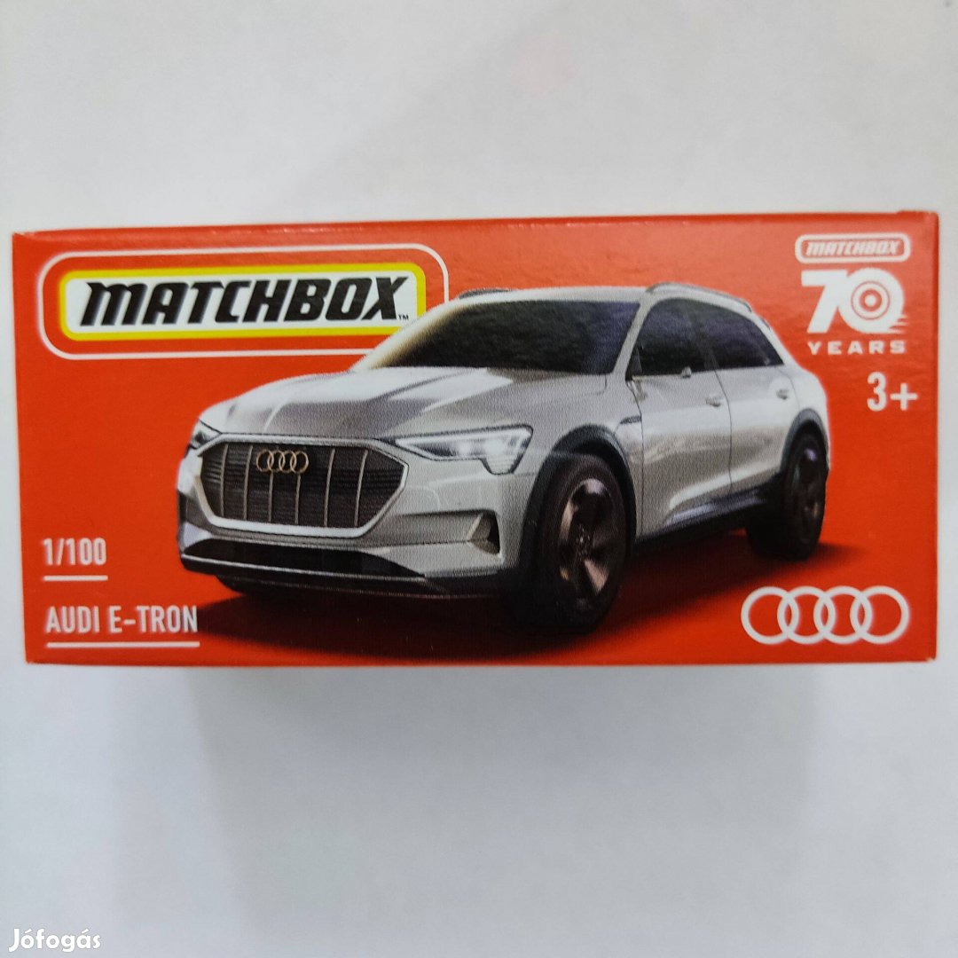 Audi E-Tron Matchbox 1:64 méretarányos modellautó és játékautó