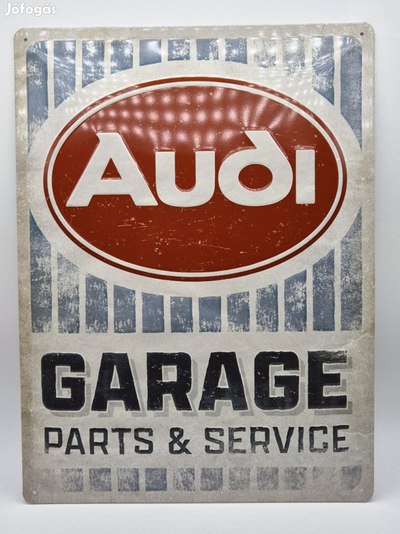 Audi Garage - fémplakát  fém tábla (30x40cm)