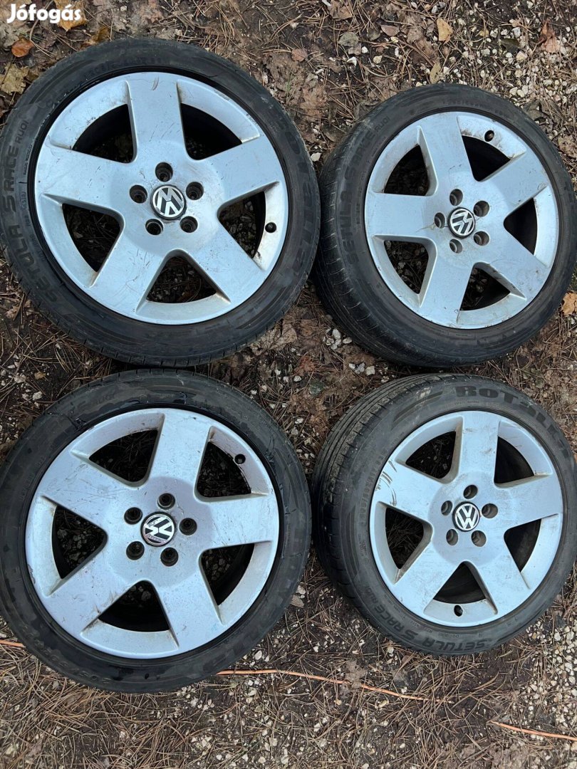 Audi Parabol 17" 5x112 jó 205/50 nyári gumikkal