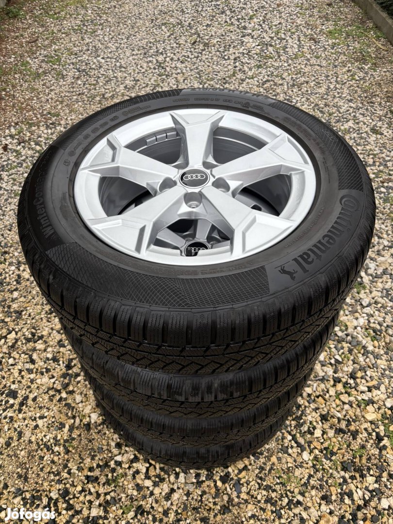 Audi Q3 6,5x17 et38 5x112 alufelni 215/65 teligumival