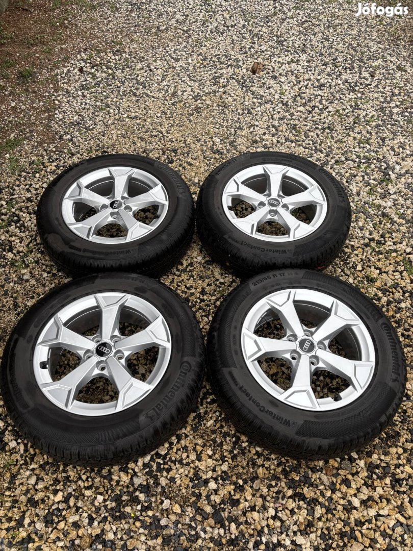 Audi Q3 6,5x17 et38 5x112 alufelni teligumival