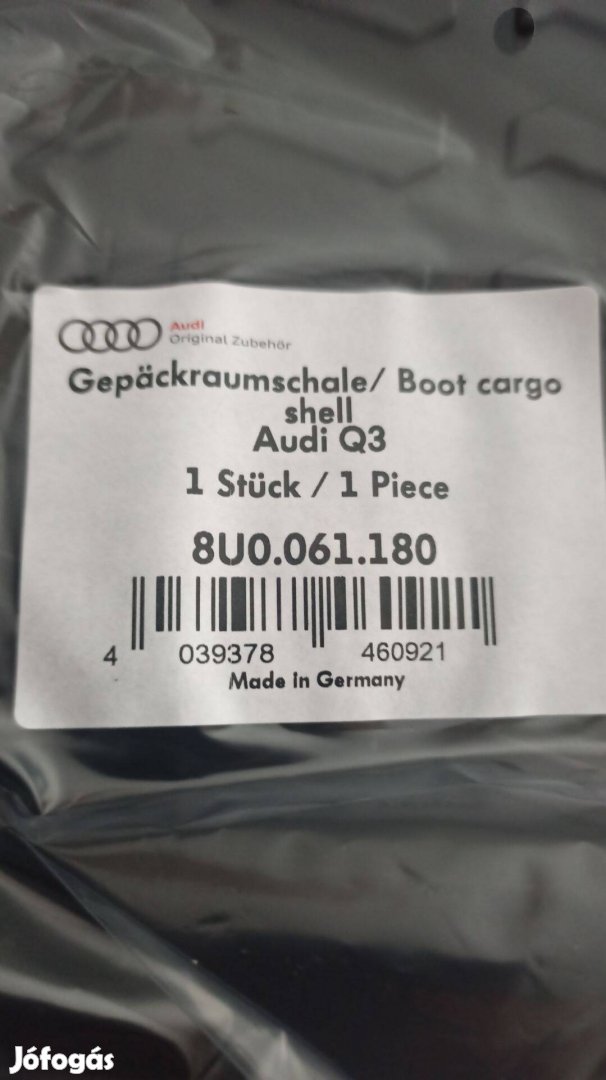 Audi Q3/SQ3/Rsq3 gyári csomagtér tálca