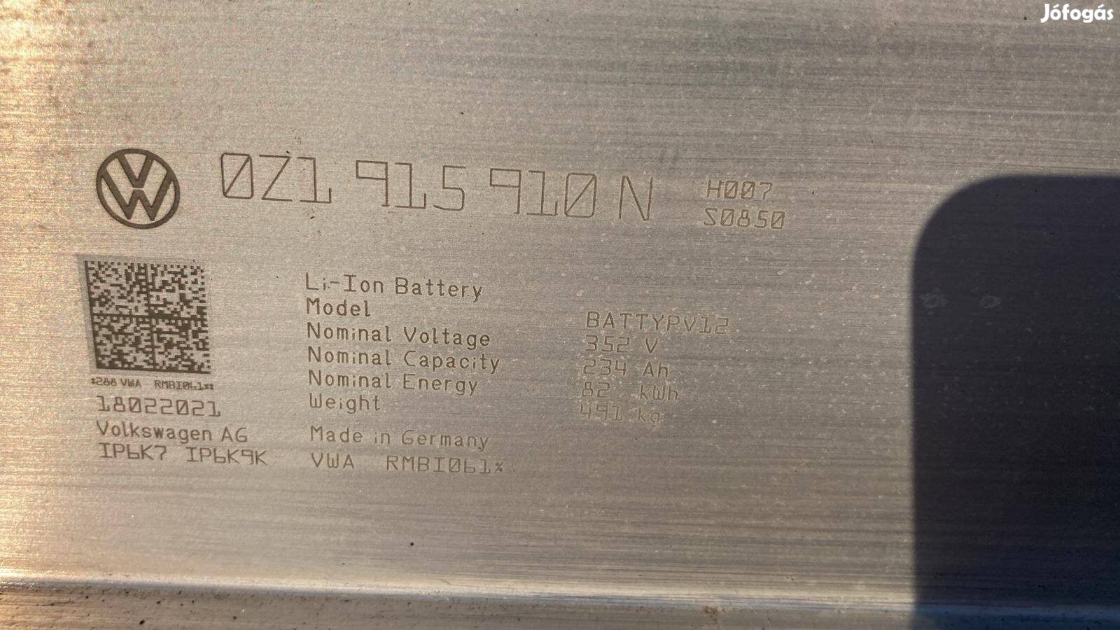 Audi Q4 (F4B) 50 e-tron EV akkumulátor (használt) 0Z1915910N