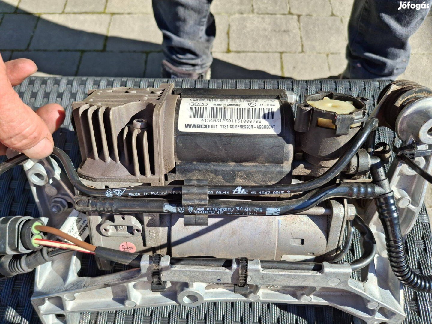 Audi Q7 2006tól légrugó kompresszor