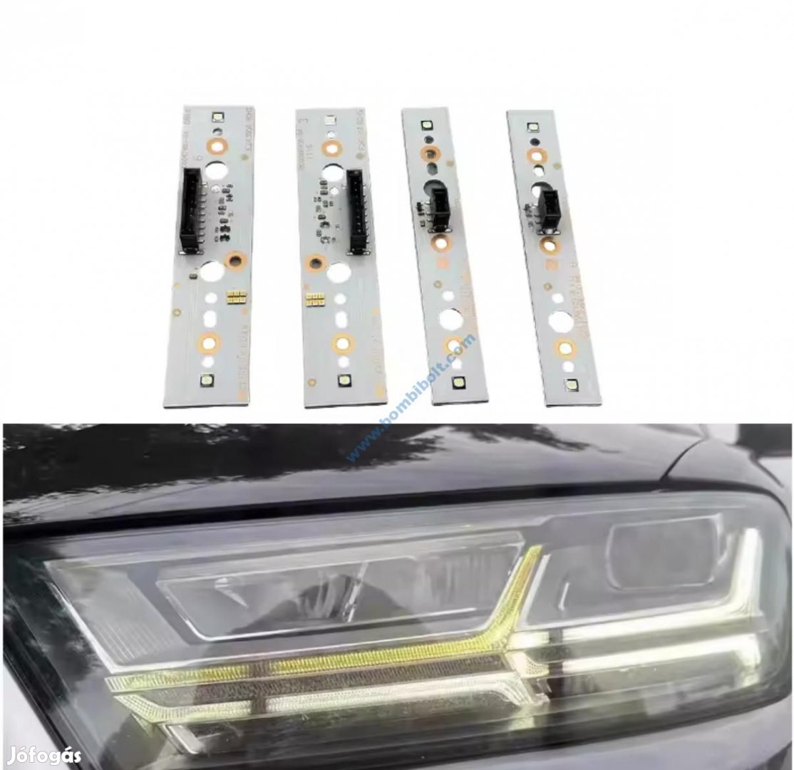 Audi Q7 nappali menetfény LED DRL panel 2016-2019