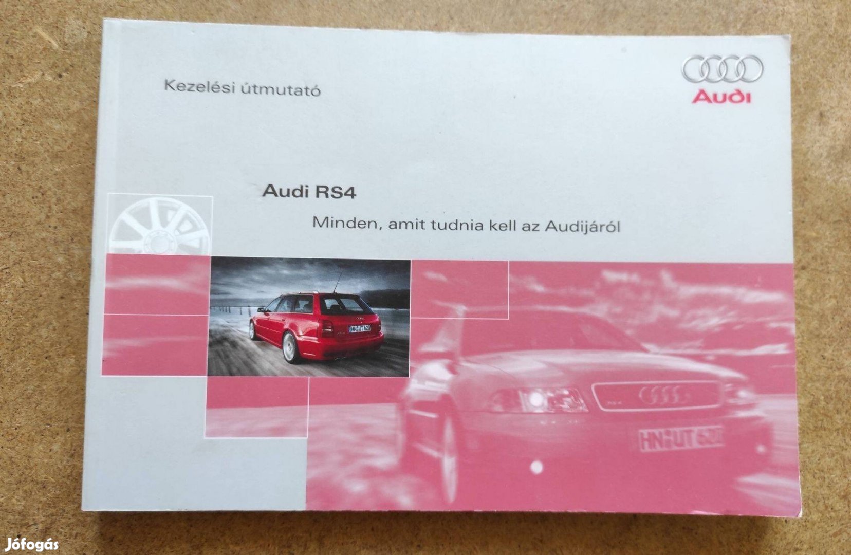 Audi RS4 kezelési utasítás. 2000-