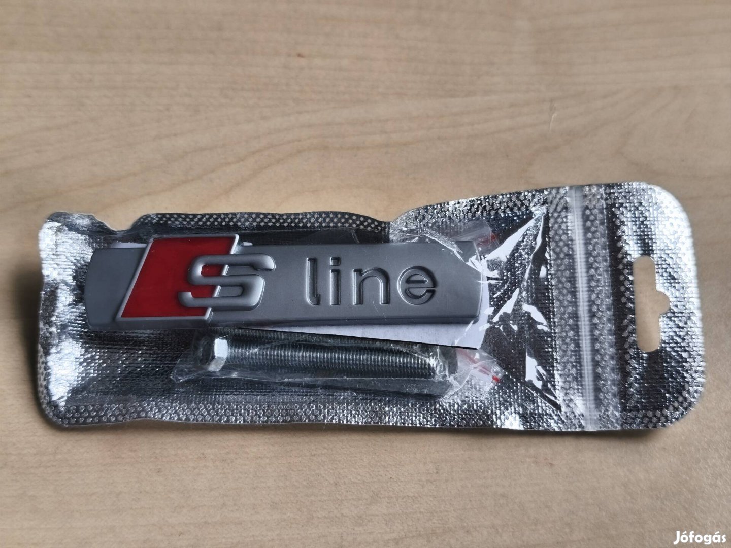 Audi S LINE hűtőrács logó 