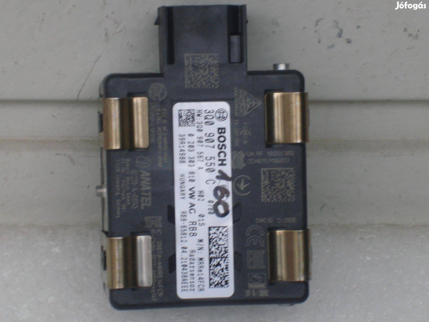 Audi Skoda Seat VW ACC Távolságtartó szenzor 3Q0907550C 2012-től