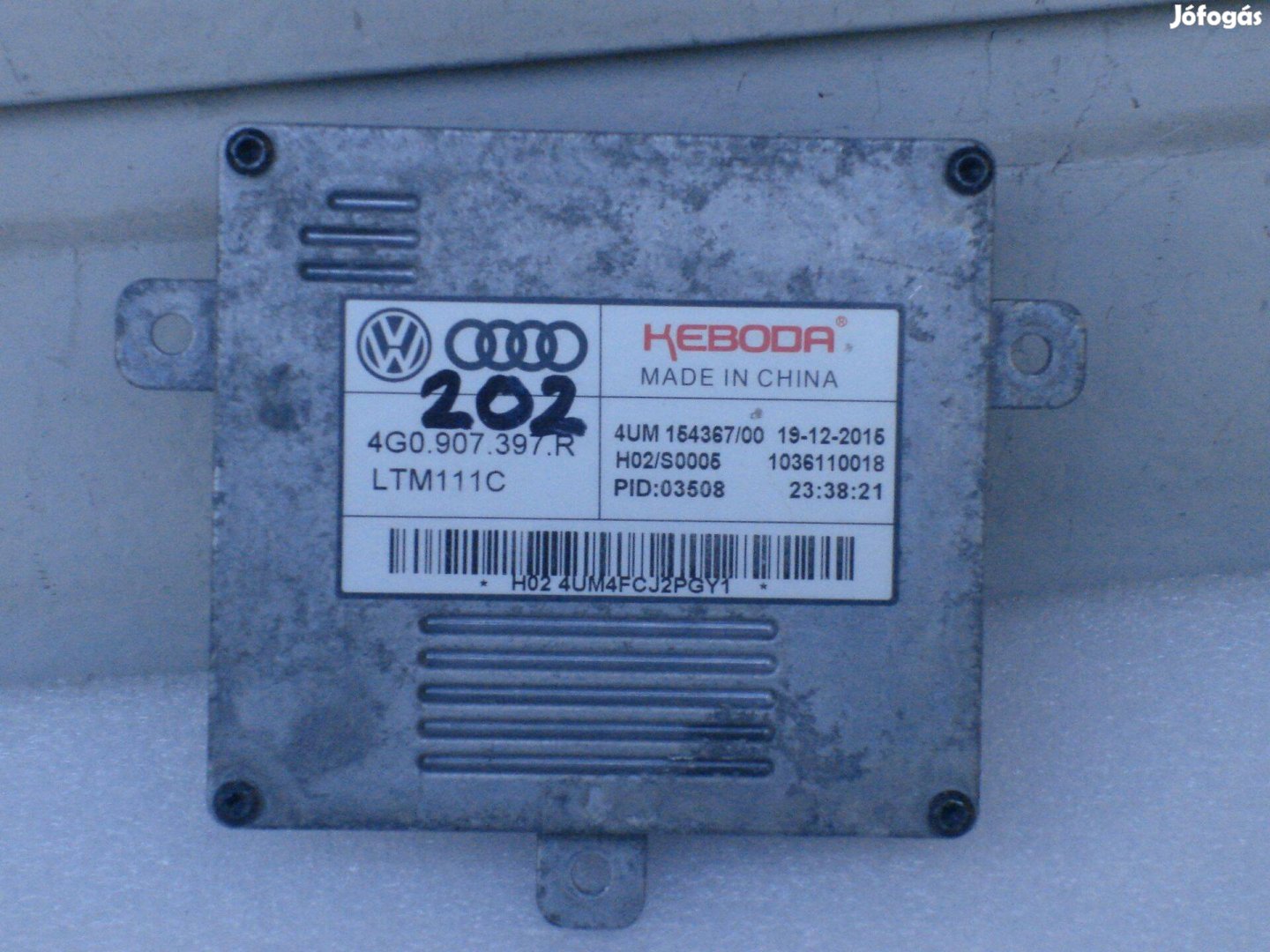 Audi Skoda Seat VW Xenon Fényszóró Modul 4G0907397R 2008-tól