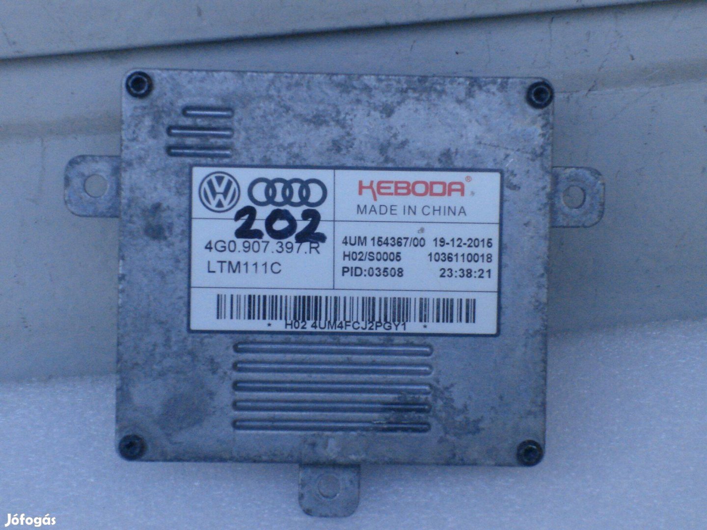 Audi Skoda Seat VW Xenon Fényszóró Modul 4G0907397R 2008-tól