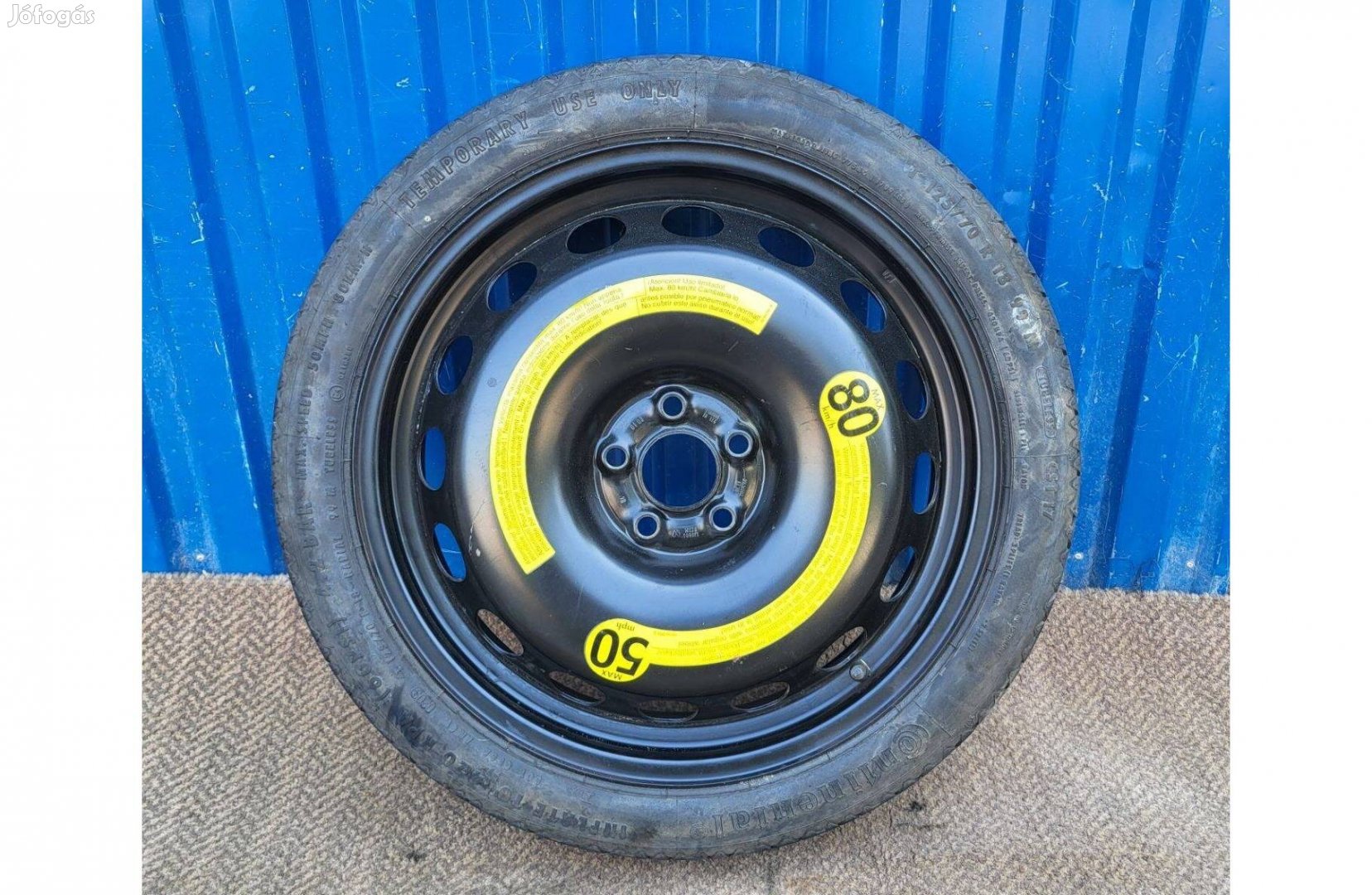 Audi TT, Volkswagen 18 18" mankókerék 125/70R18 5x100 ET38 1J0601027M