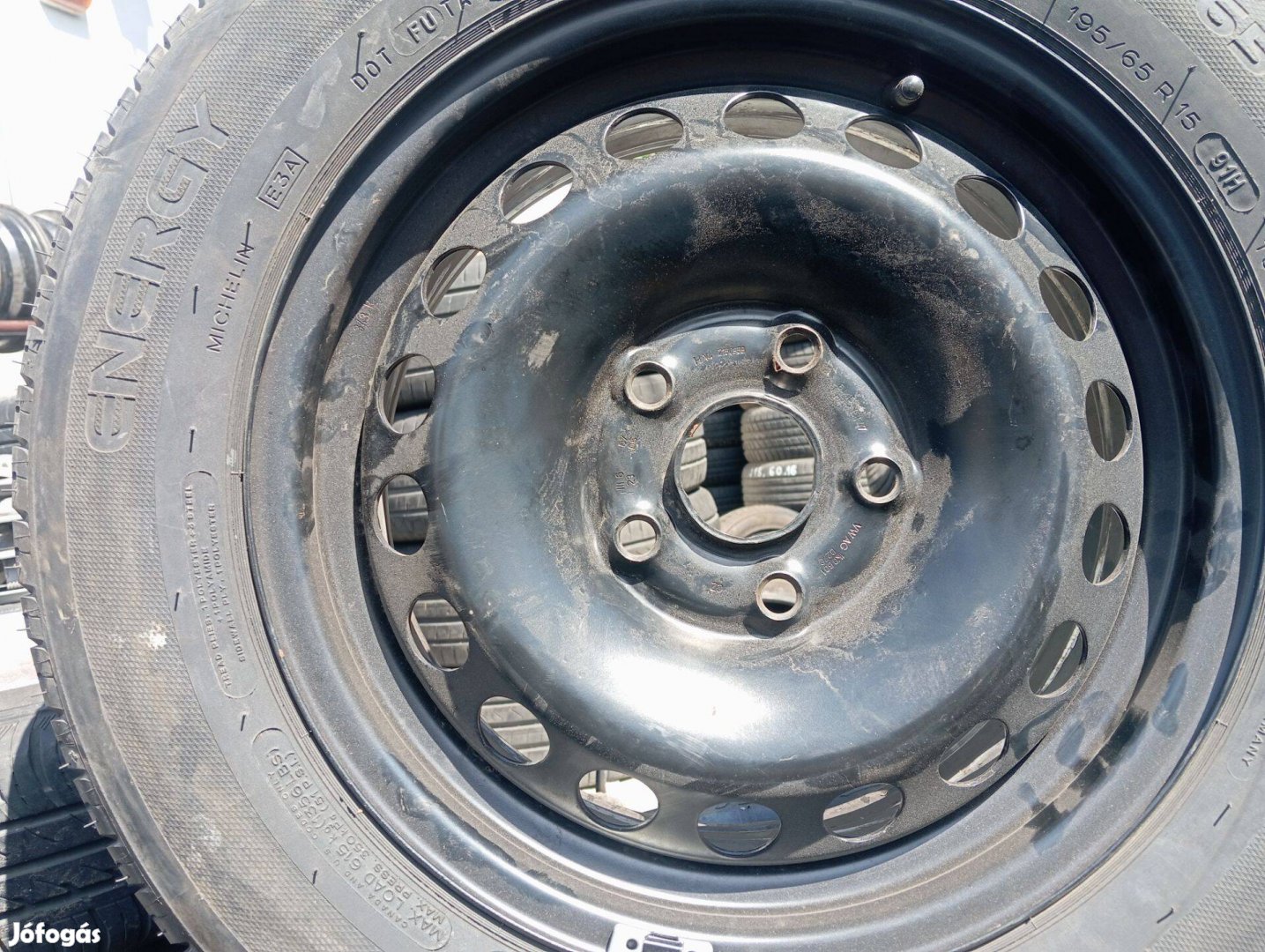 Audi VW Seat 5x112 pótkerék 195/65R15 Michelin Energy gumival