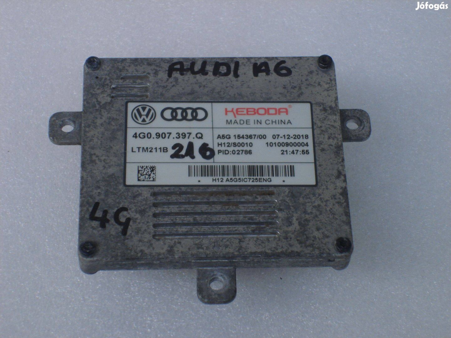 Audi VW Skoda Led Fényszóró Modul 4G0907397Q 2012-től