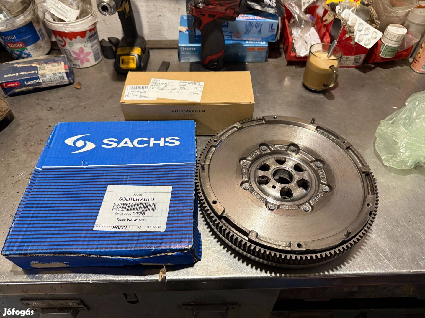 Audi VW kettőstömegű lendkerék,kuplung szett,kinyomócsapágy