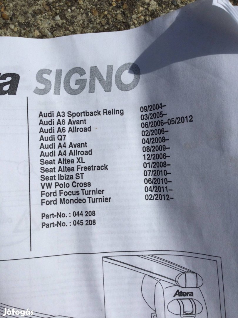 Audi,WV,Seat,Ford tetőcsomagtartó eladó