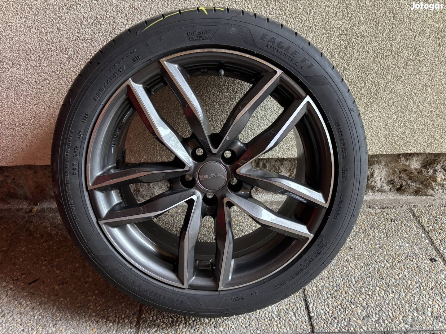 Audi, Volkswagen, Skoda, Seat, 17" MAK Alufelni szett,  Goodyear