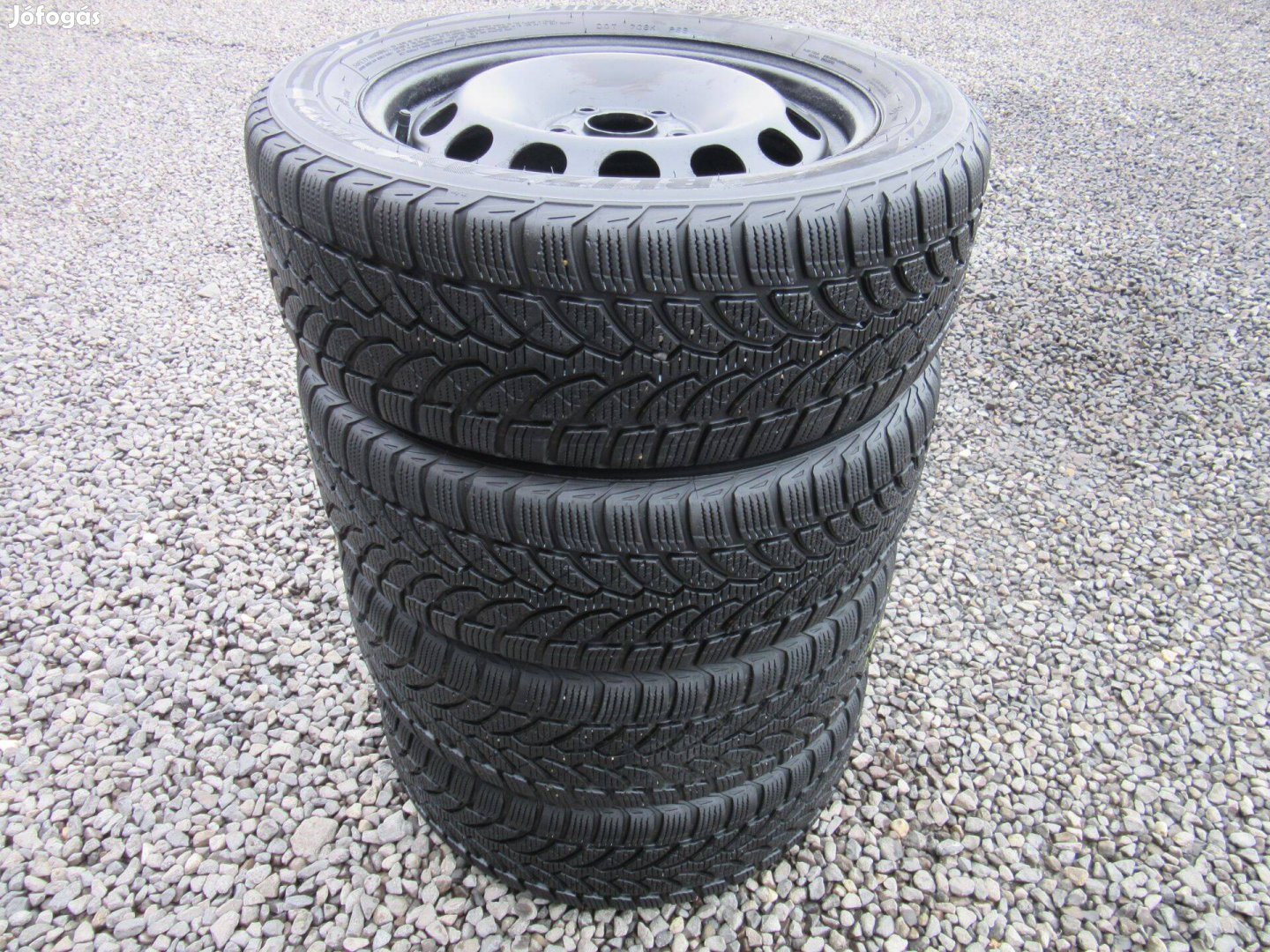 Audi, Volkswagen acélfelni Bridgestone 205/55 R16 téli gumival eladó