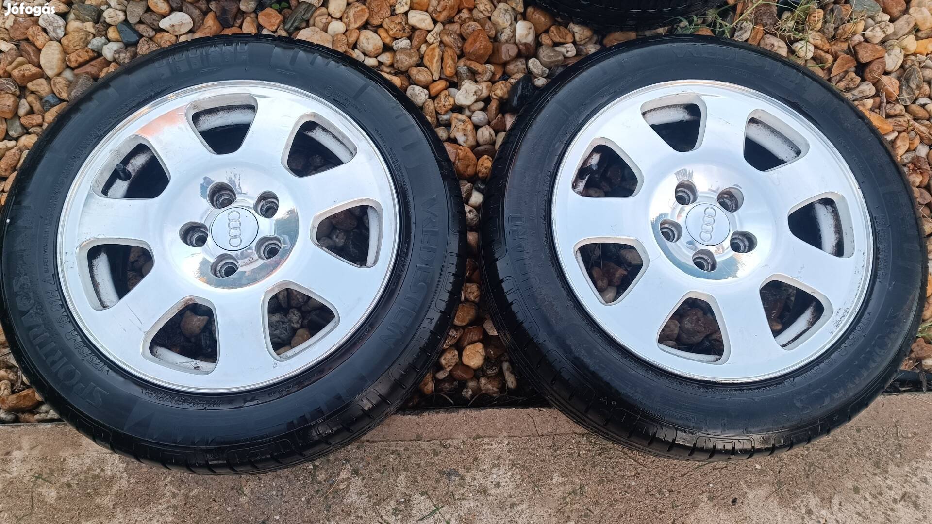 Audi a2 gyári 15 zoll alufelni felni szett 5x100 175/60