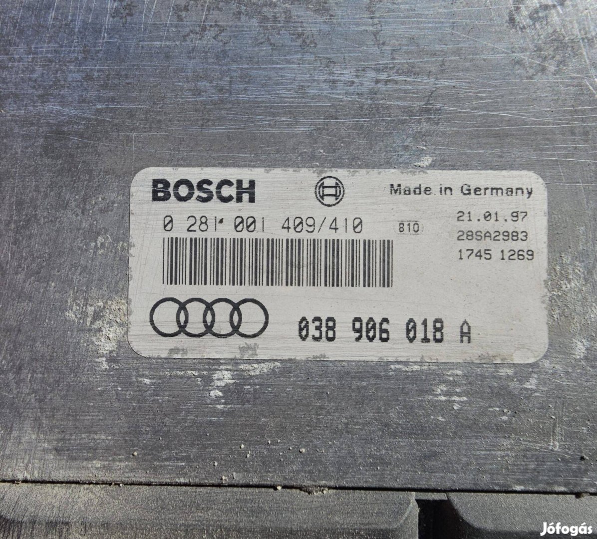 Audi a3 1.9 tdi Motorvezérlő komputer elektronika 15000