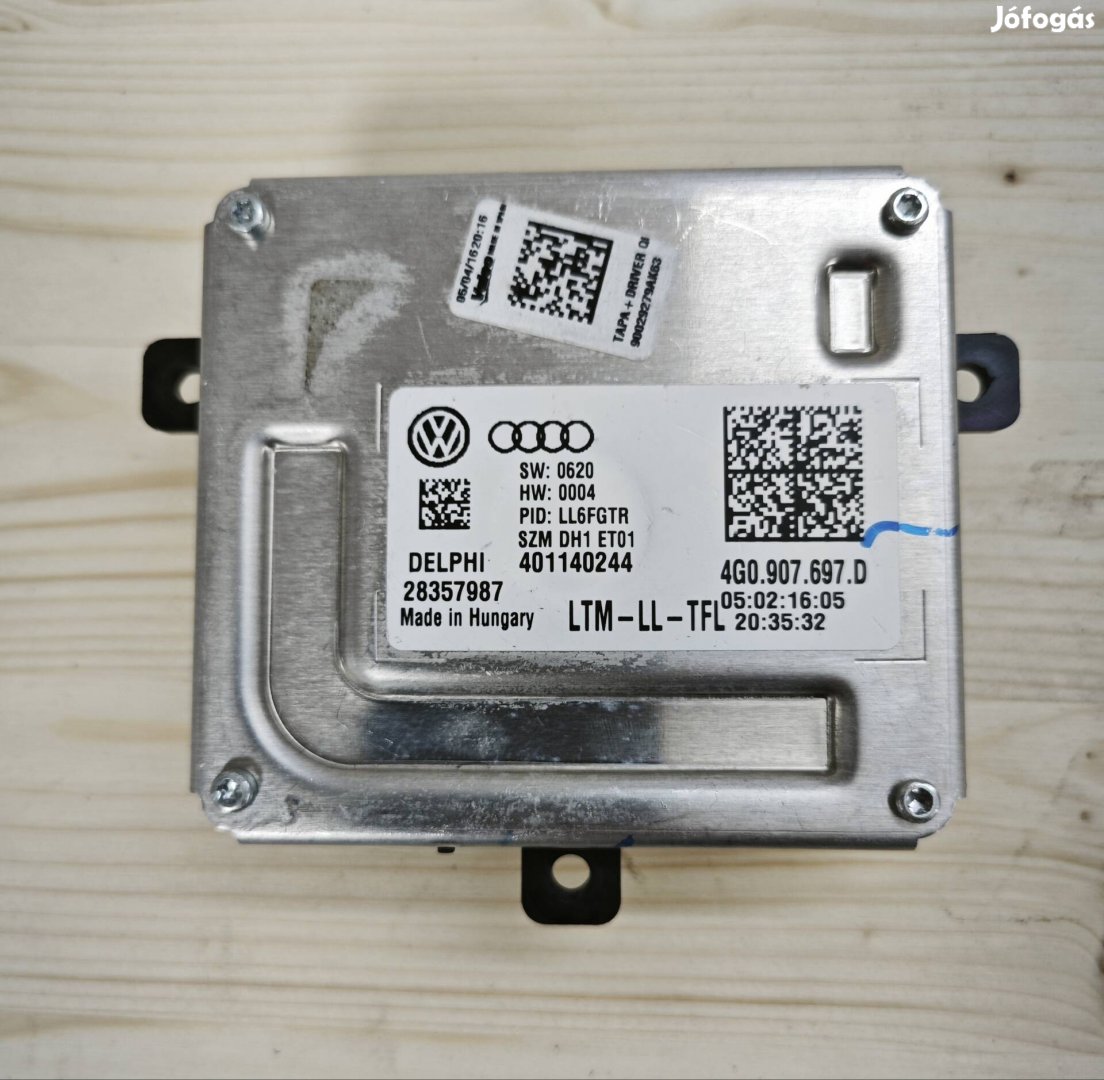 Audi a4 a5 8k a6 4g c7 uj nappalifény vezérlő 4g0907697d