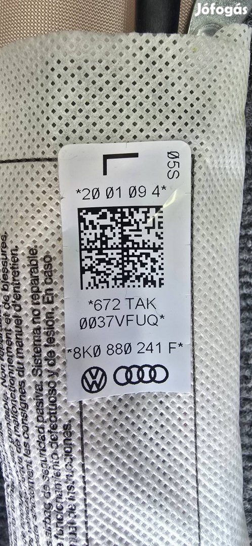 Audi a4 b8 Ülés légzsák