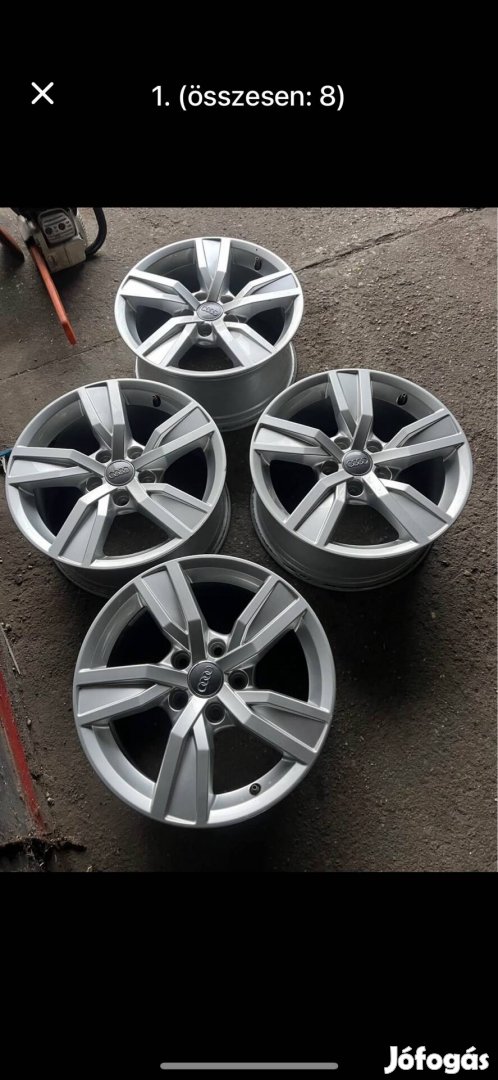 Audi a4 b9 5x112 16" makulátlan szett