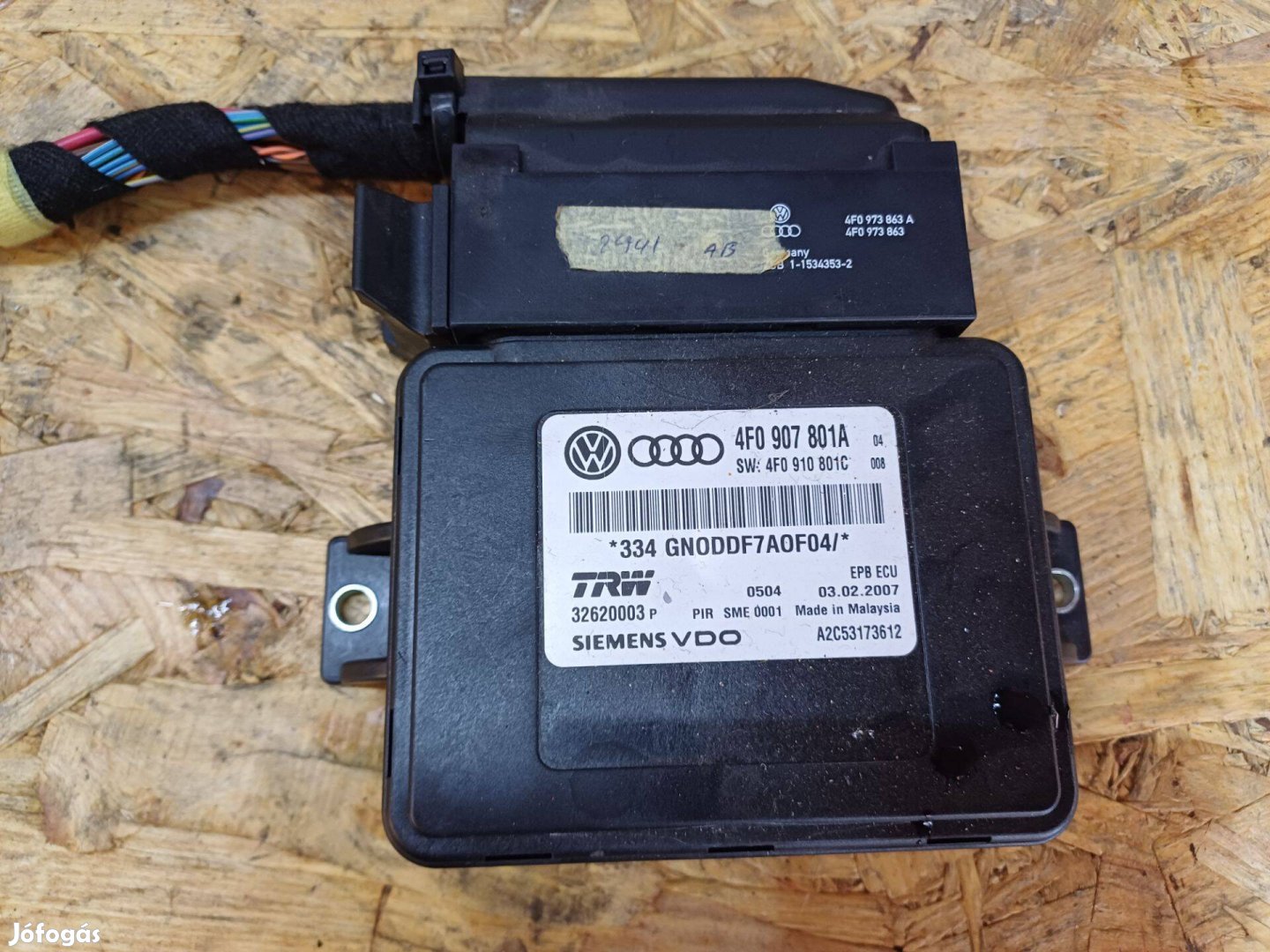 Audi a6 4F c6 2004-2011 Kézifék Elektronika 4F0907801A