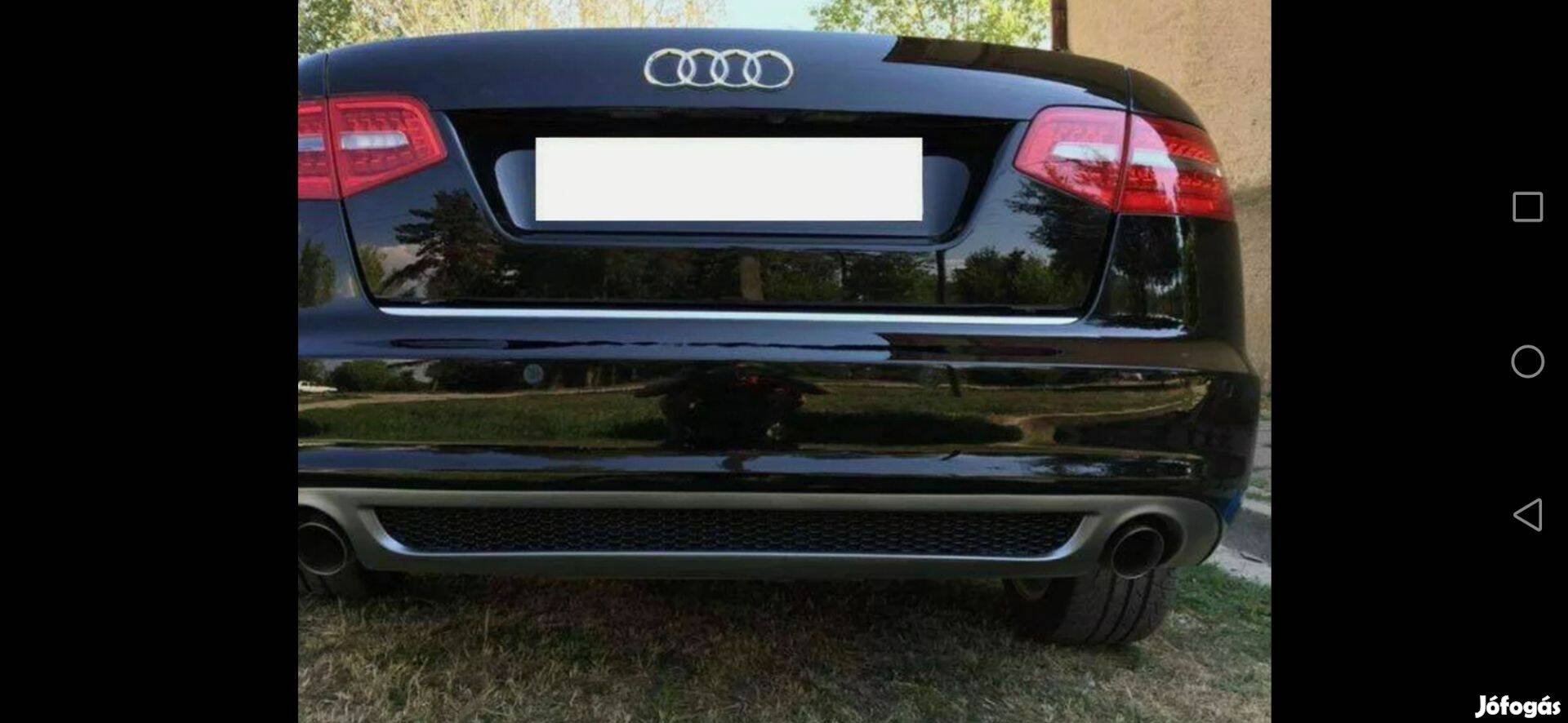 Audi a6 hátsó diffuzor