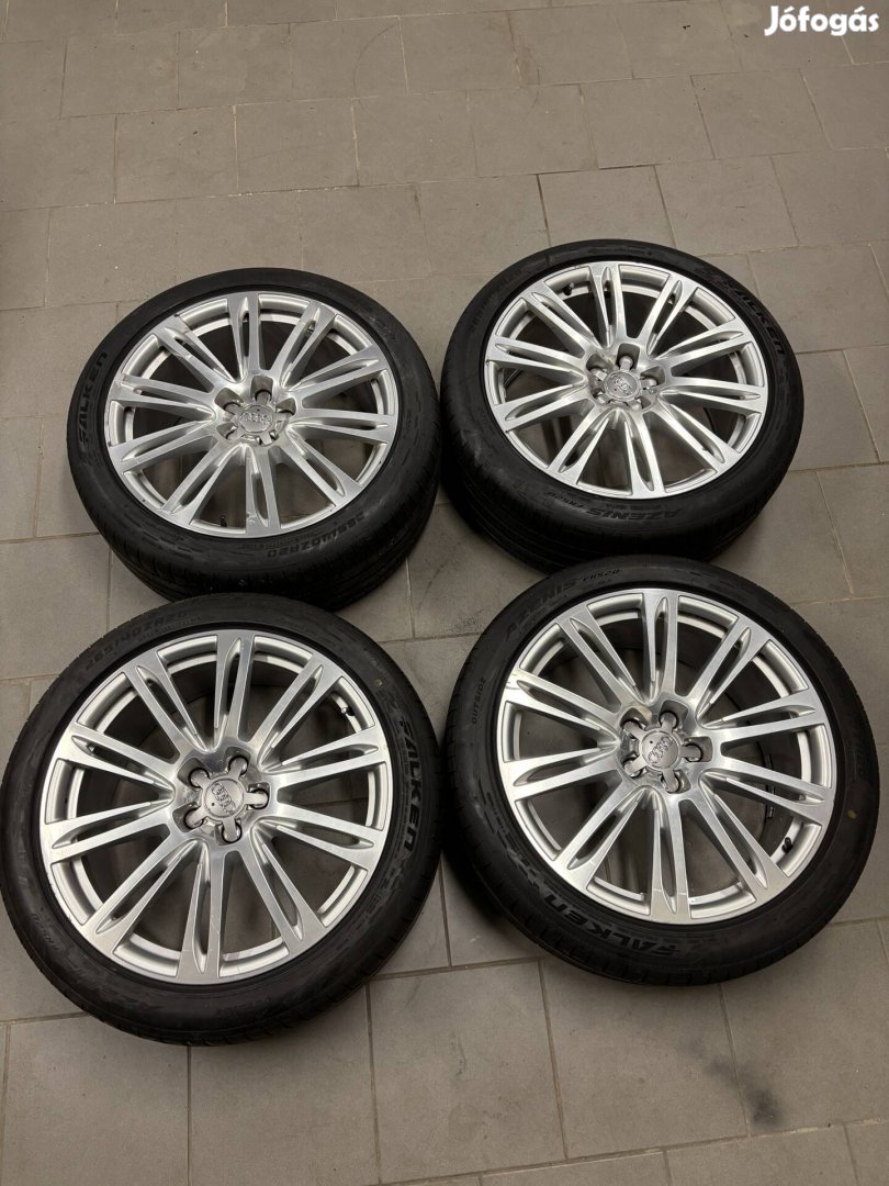 Audi a8 9x20 et37 5x112 gyari alufelni nyarigumival