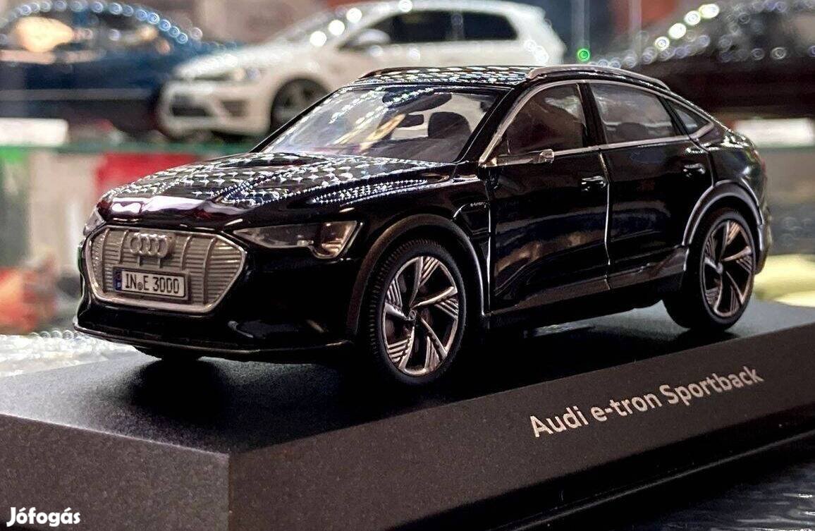 Audi e-tron Sportback 2020 black 1:43 1/43 iscale Dealer Edition