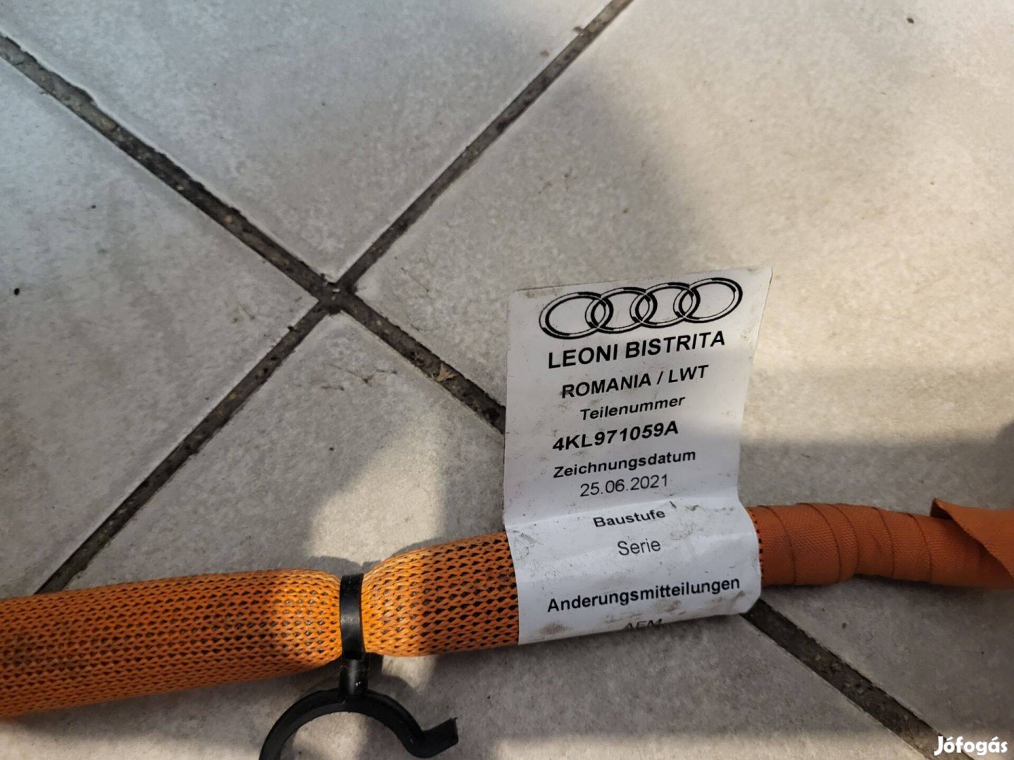 Audi e-tron nagyfeszültségű kábel (használt) 4KL971059A