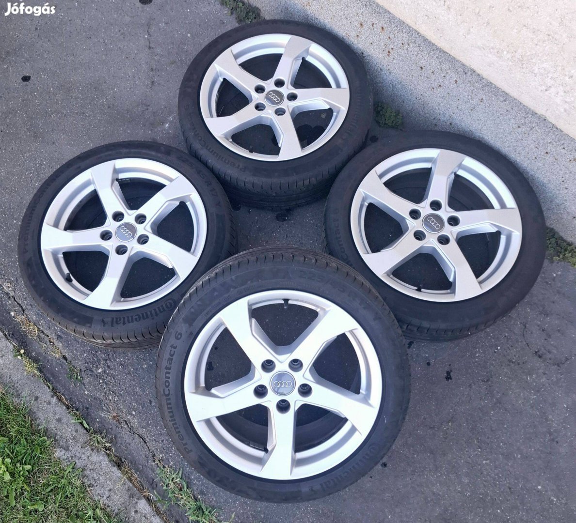 Audi gyári alufelni 17" 5x112