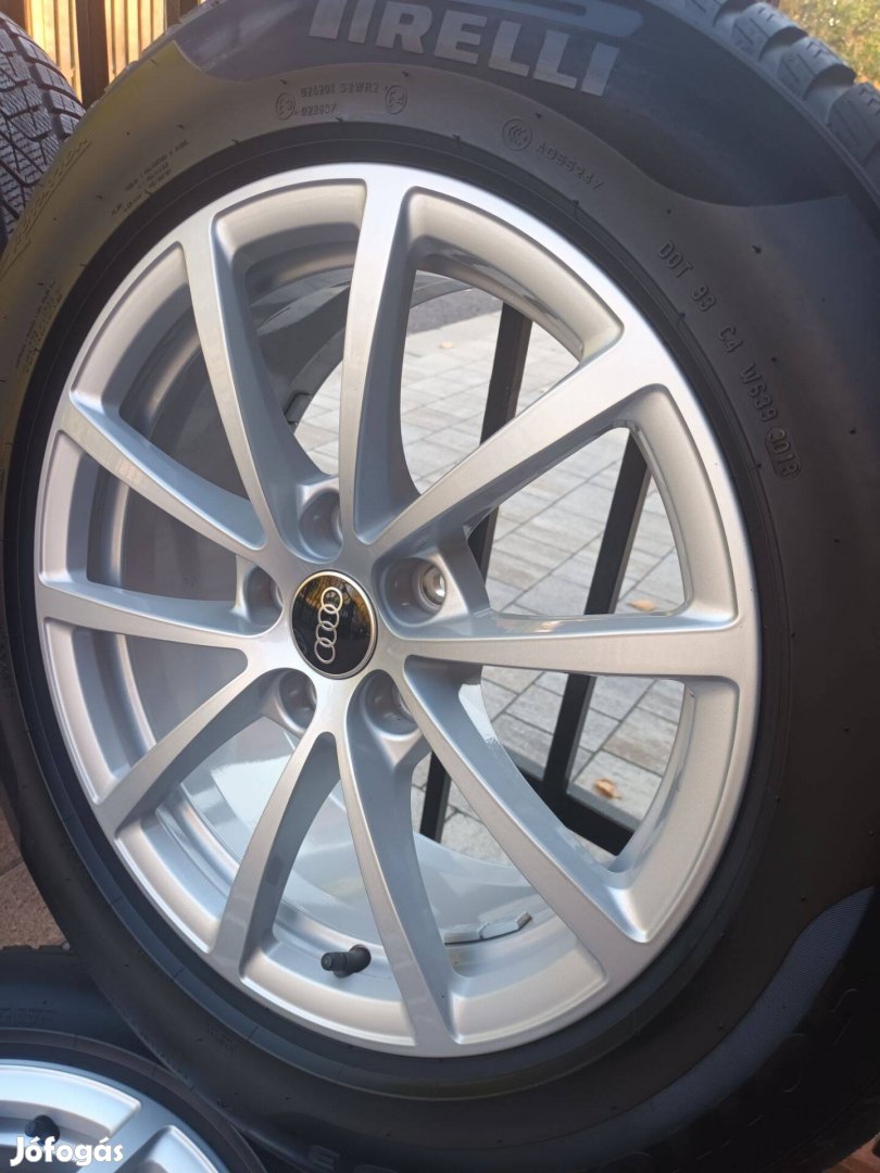 Audi gyári alufelni 225/60 r17 téli gumi Garnitúra