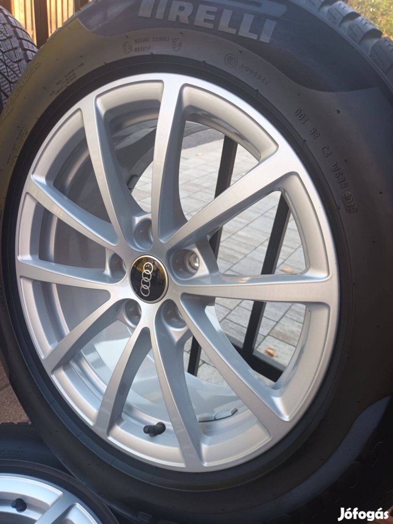 Audi gyári alufelni 225/60 r17 téli gumi Garnitúra
