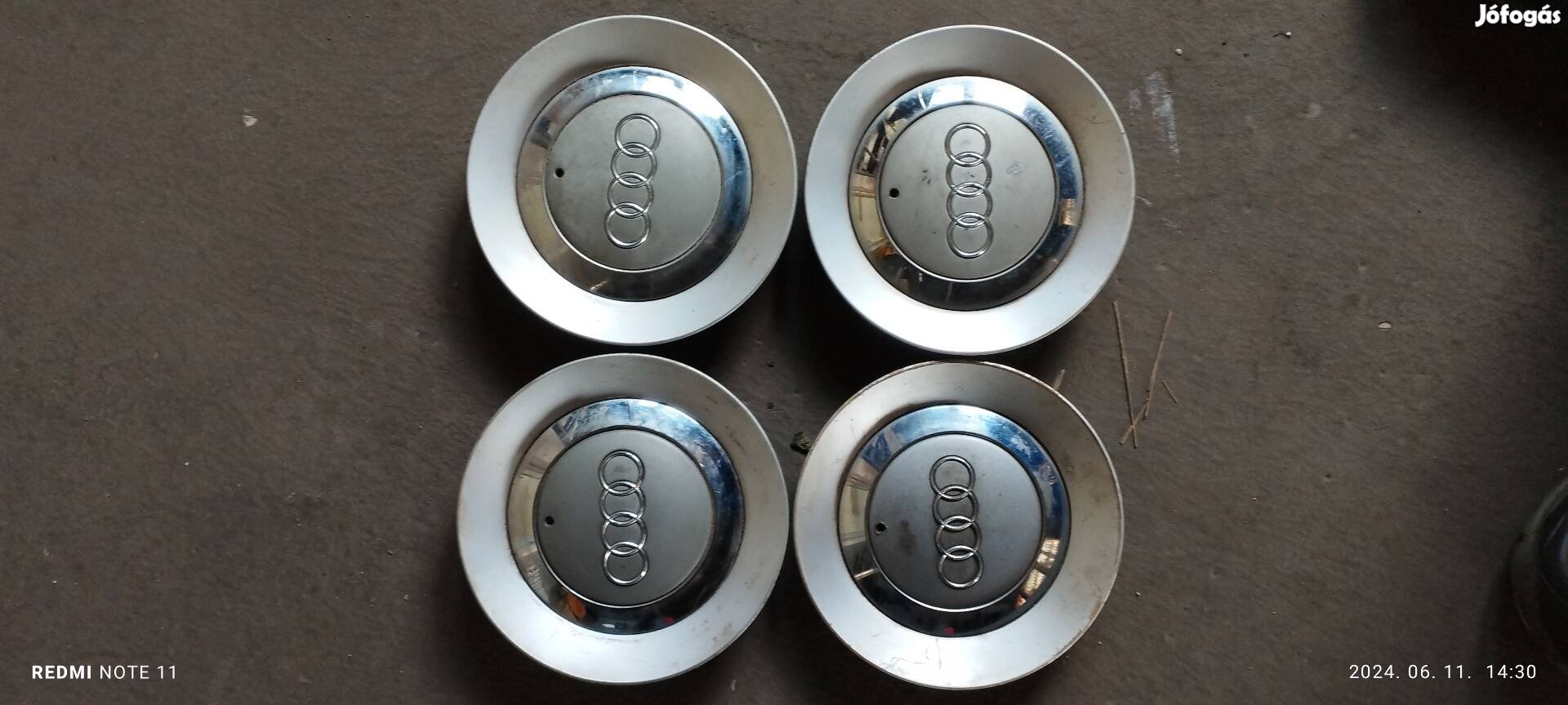 Audi gyári alufrlni kupak szett