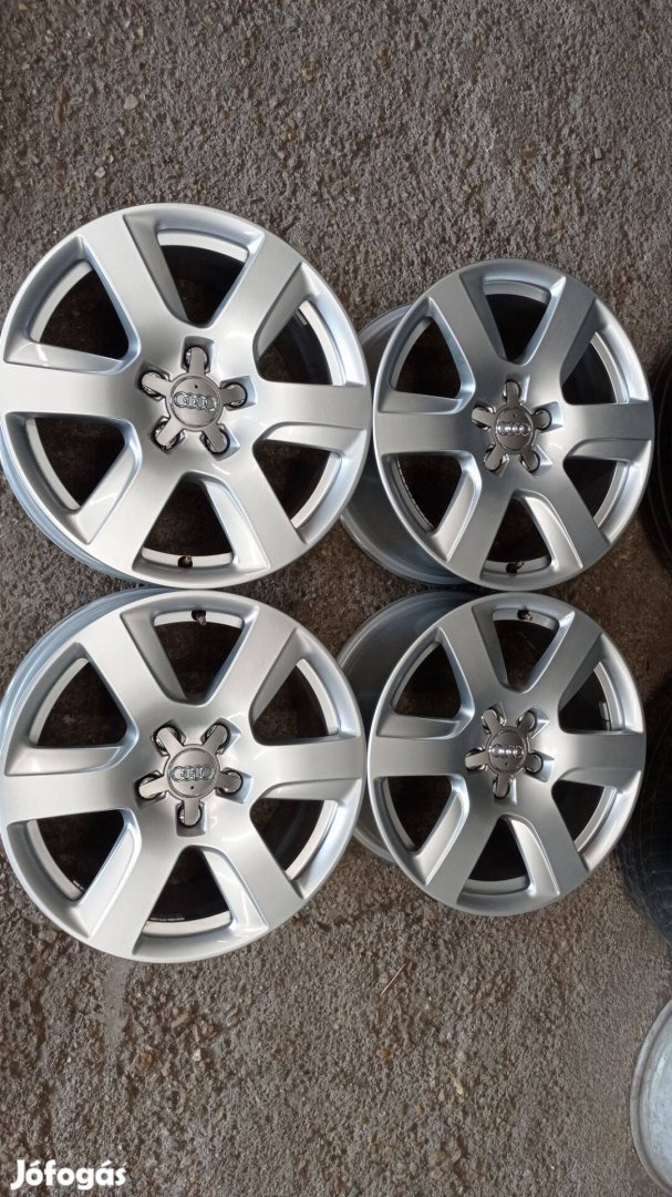 Audi használt Gyári 17 colos 5x112 lyukosztású alu felni garnitúra