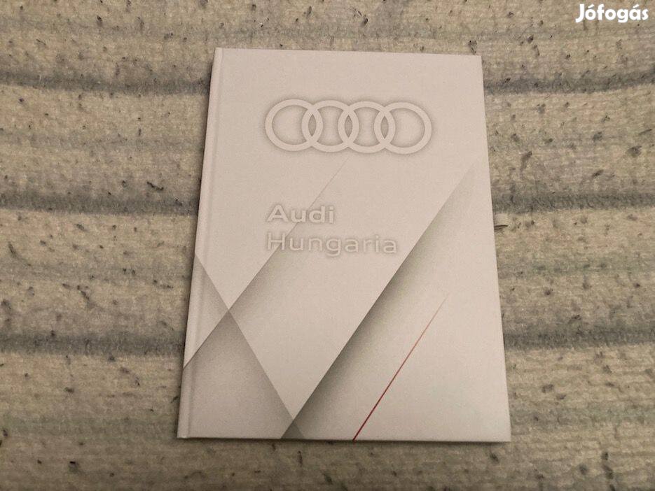 Audi jegyzetfüzet