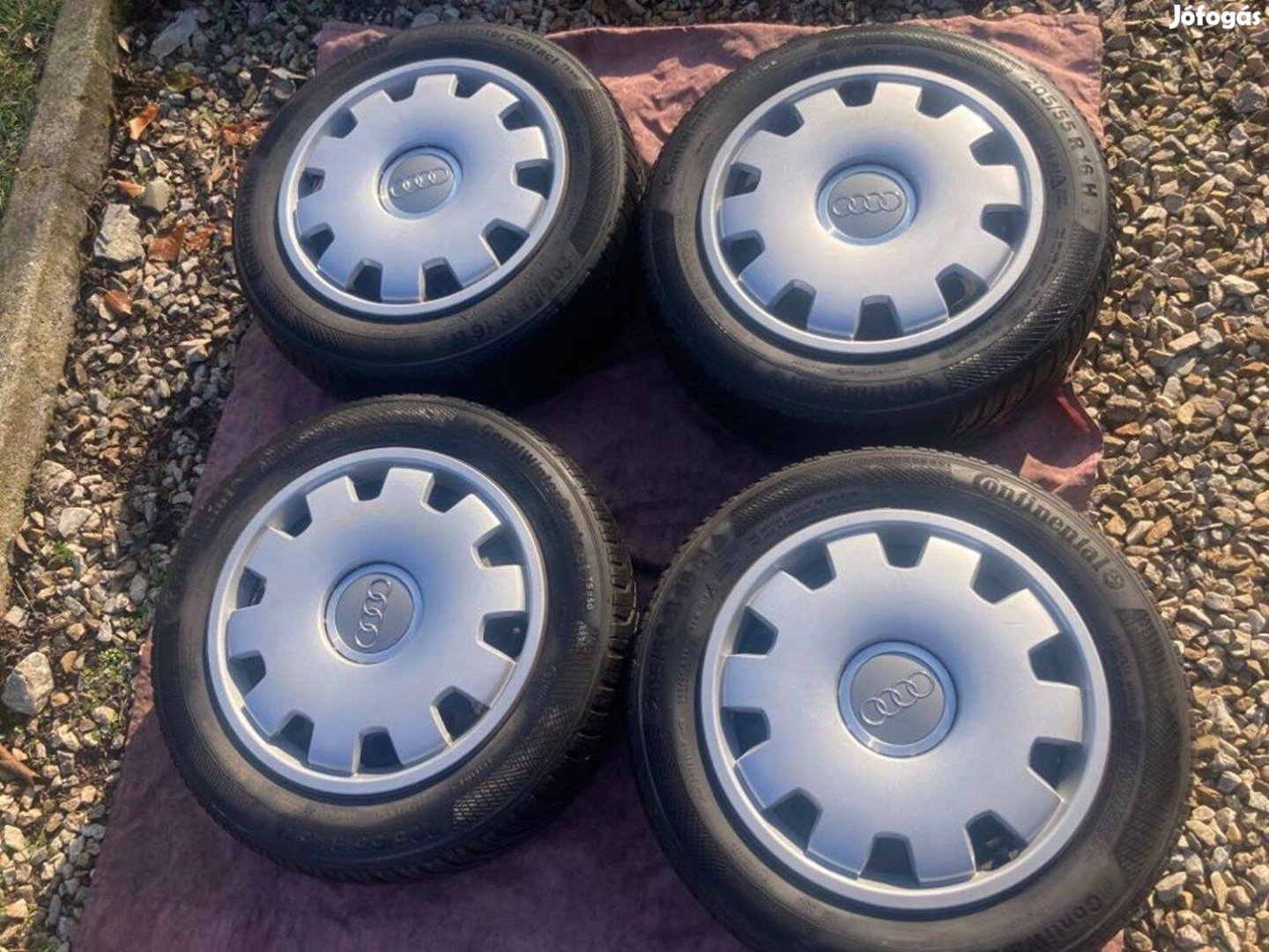 Audi komplett kerekek 205/55 R16 gumikkal