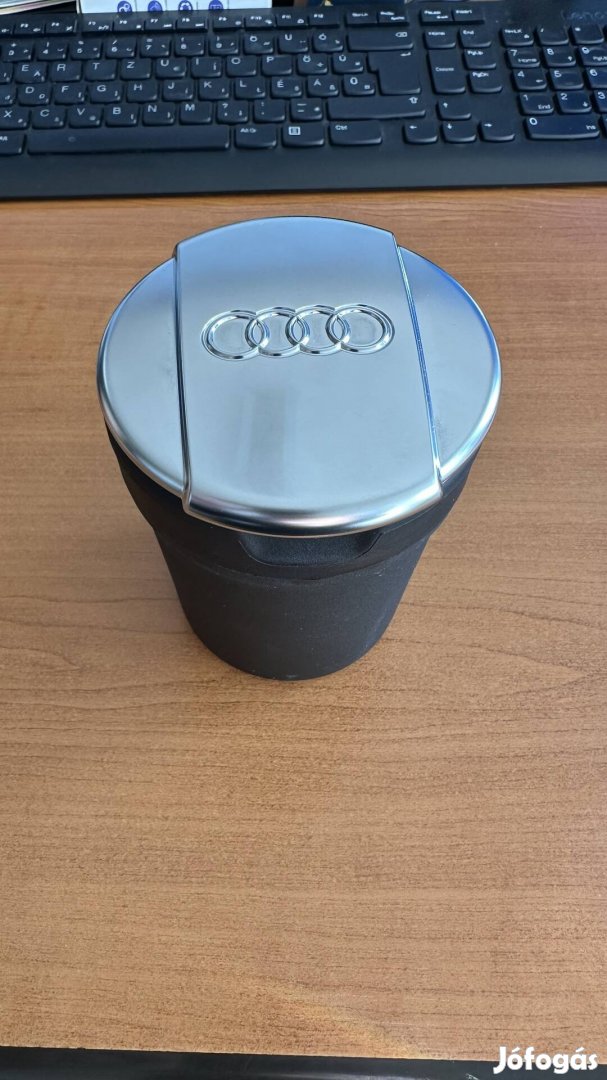 Audi krómozott hamutartó (eredeti)