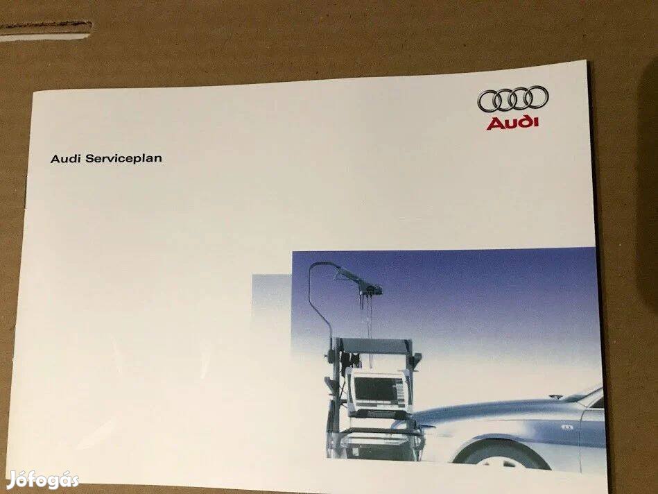 Audi szervizkönyv, üres, német nyelvű!